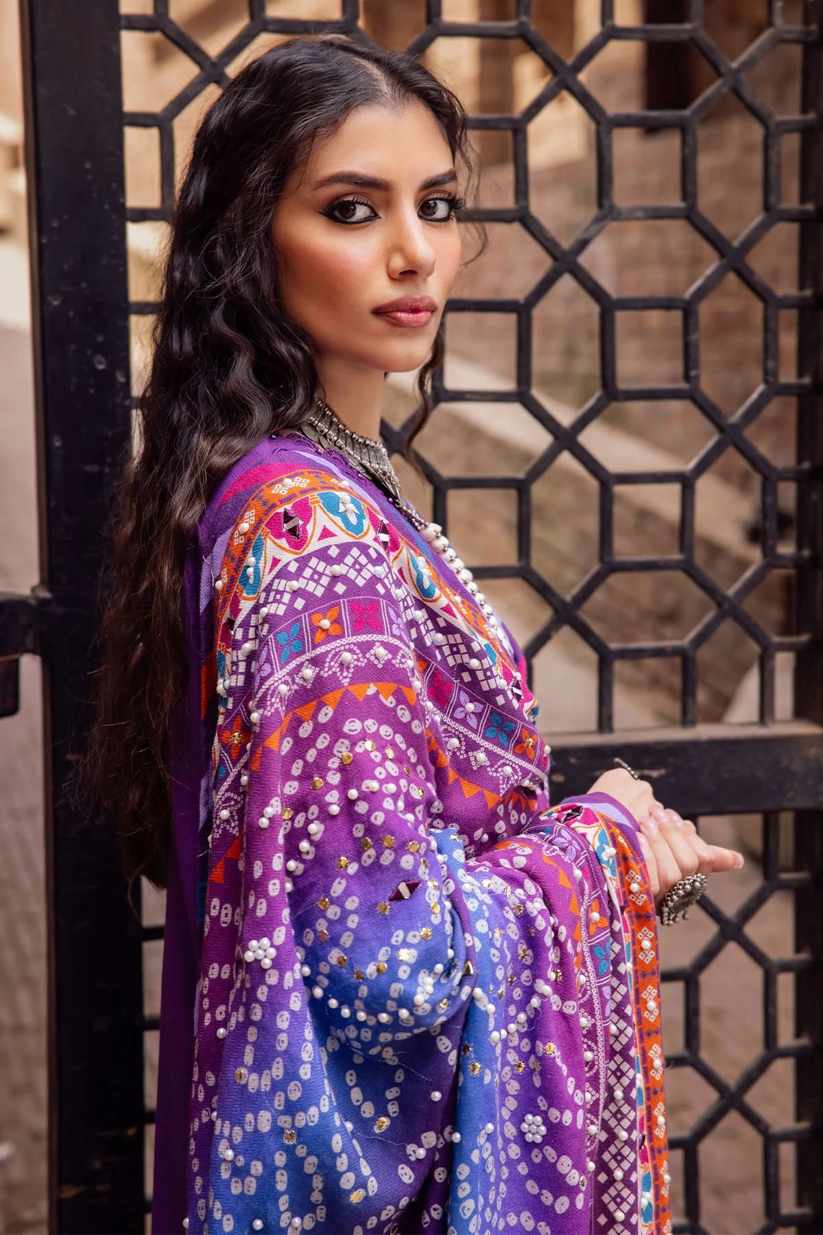 Nureh Winter Khaddar Bazaar Collection NE50