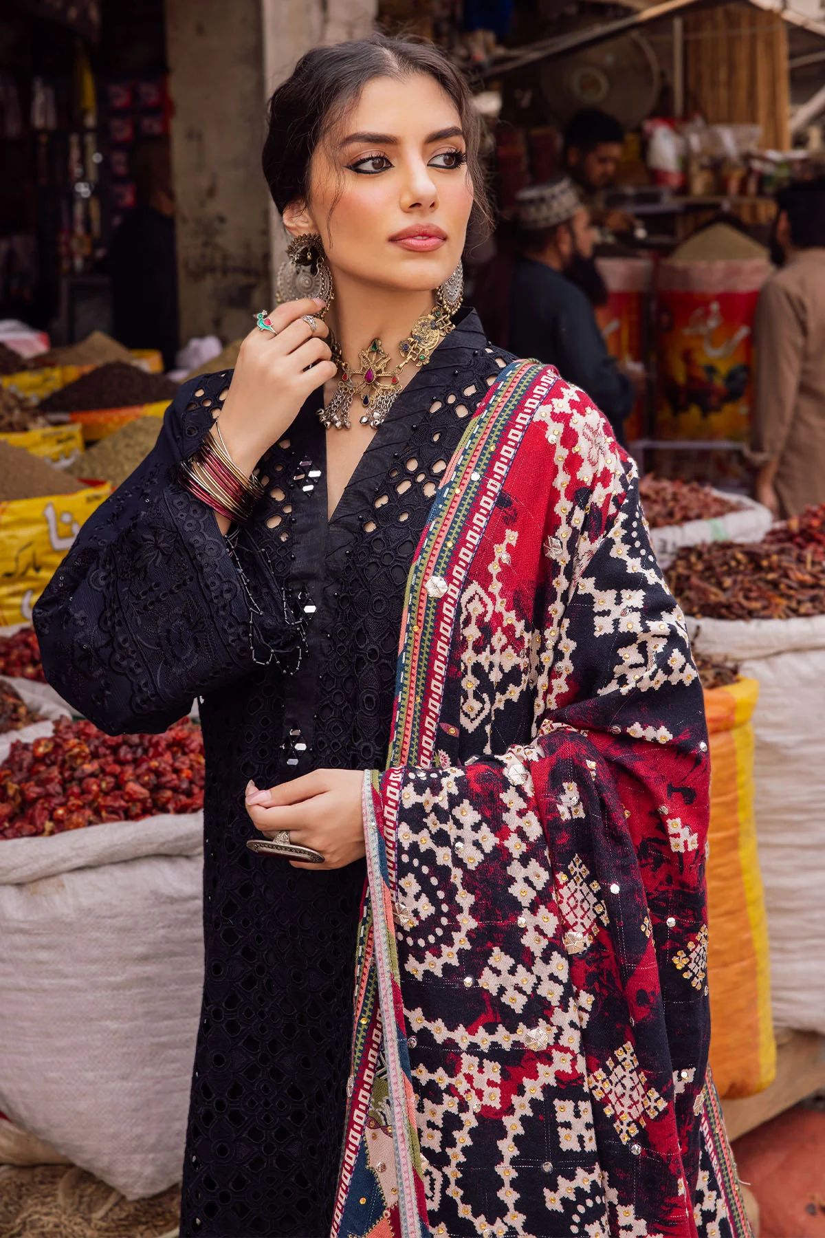 Nureh Winter Khaddar Bazaar Collection NE52