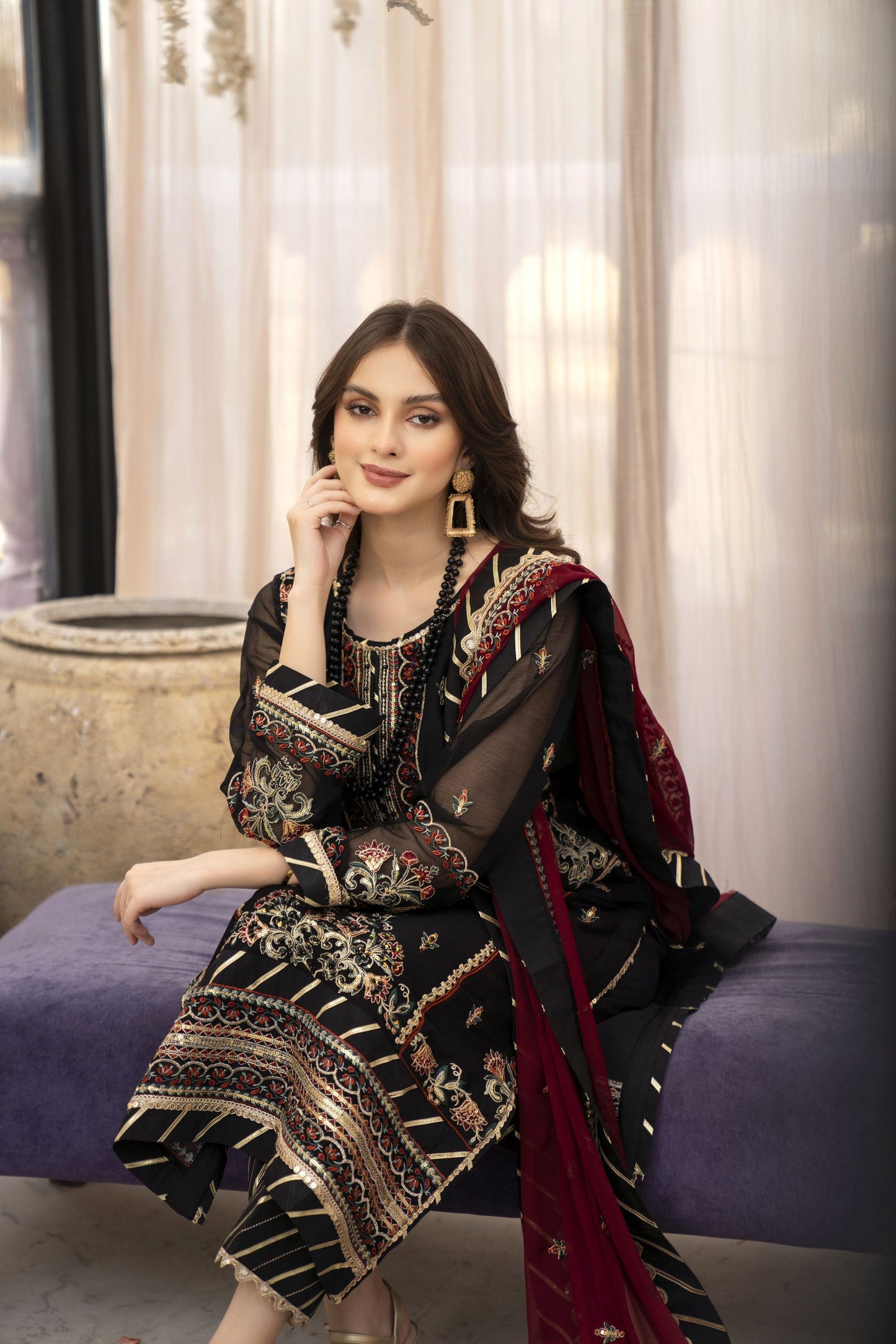 Noorma Kamal Chiffon Collection LL09