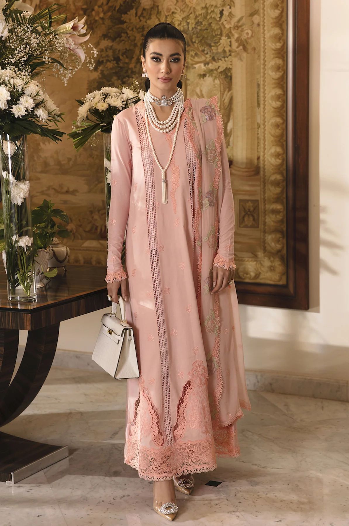 Sable Swiss Luxury Embroidered Lawn 13