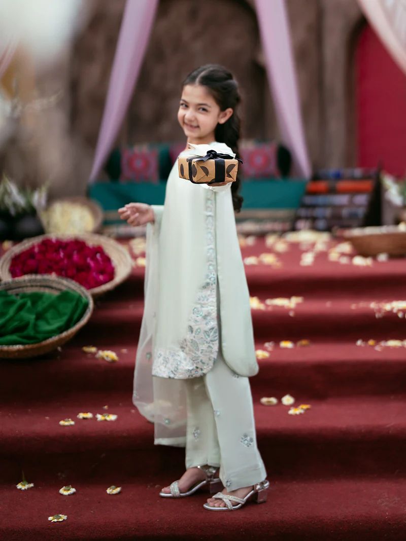 Rangrez by Mona 3pc Embroidered Silk Palazzo Suit RG2