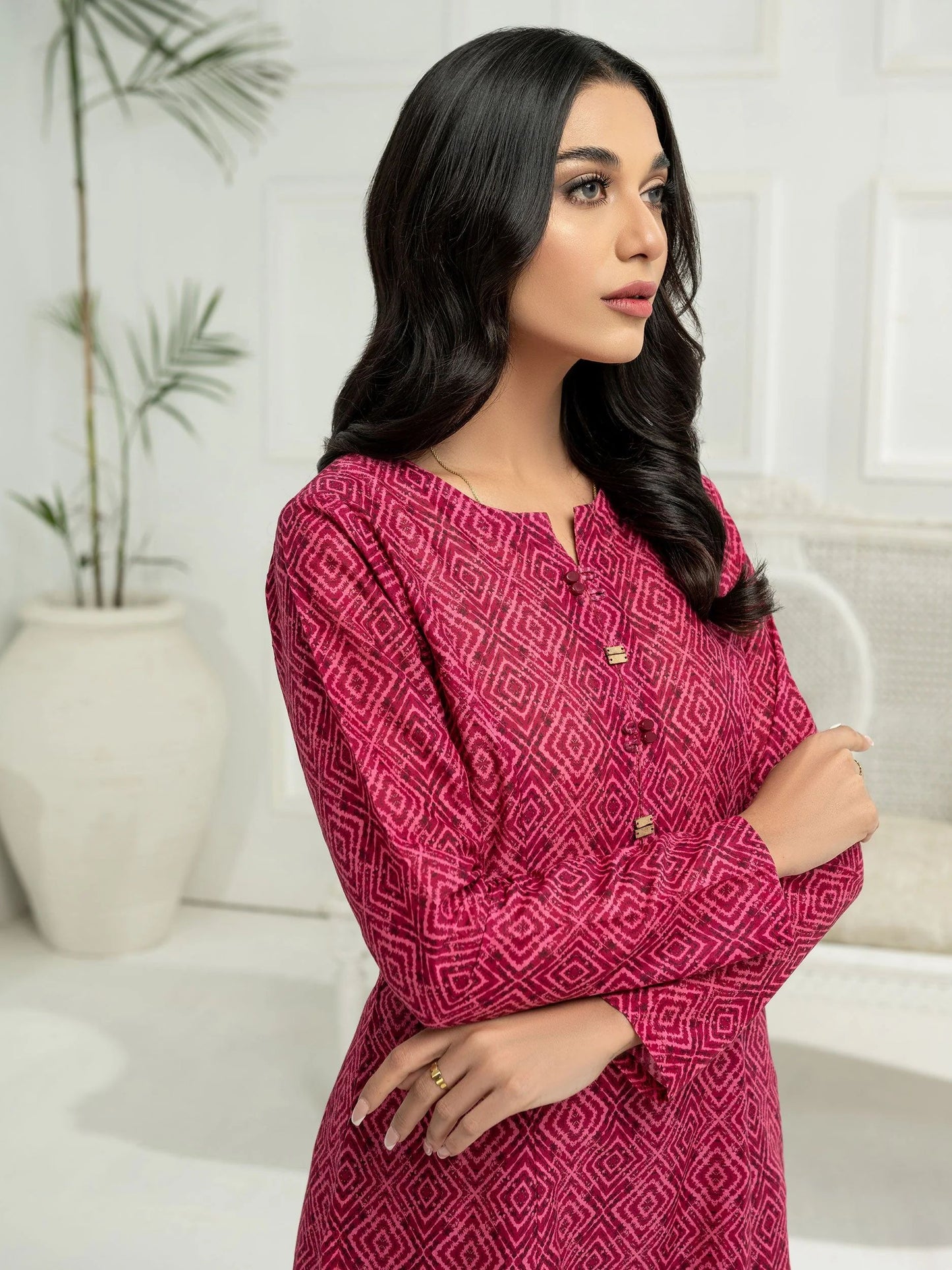 2pc Ready to Wear Dress by Limelight U2574-Red