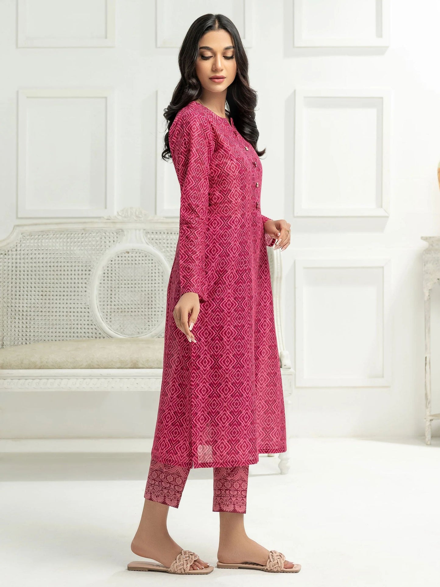 2pc Ready to Wear Dress by Limelight U2574-Red