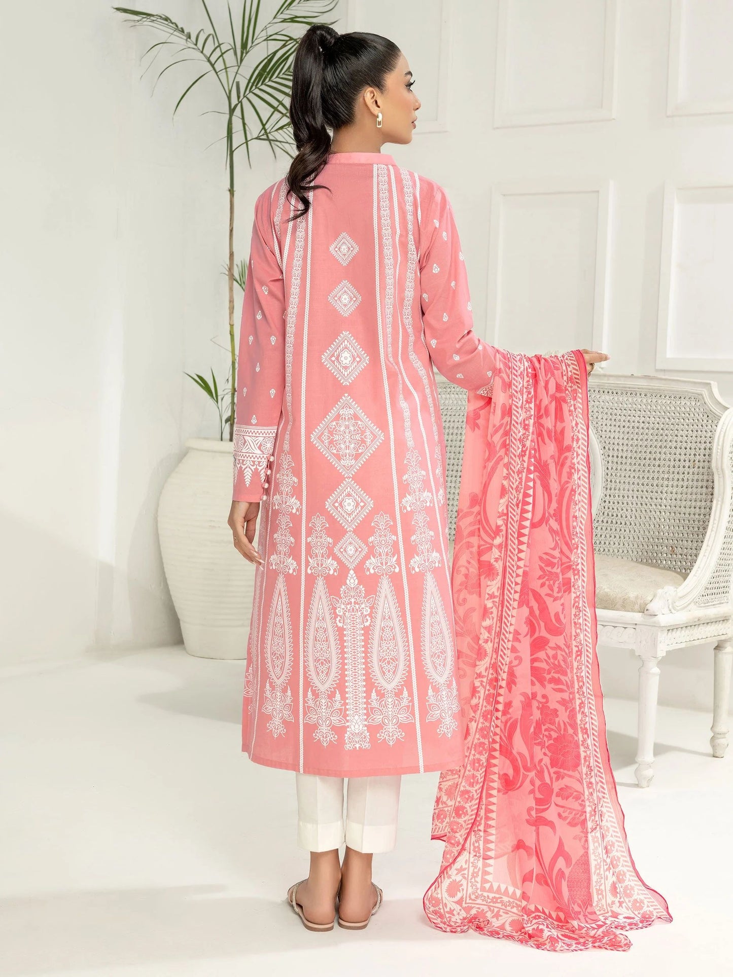 3pc Ready to Wear Dress by Limelight U2773-Pink