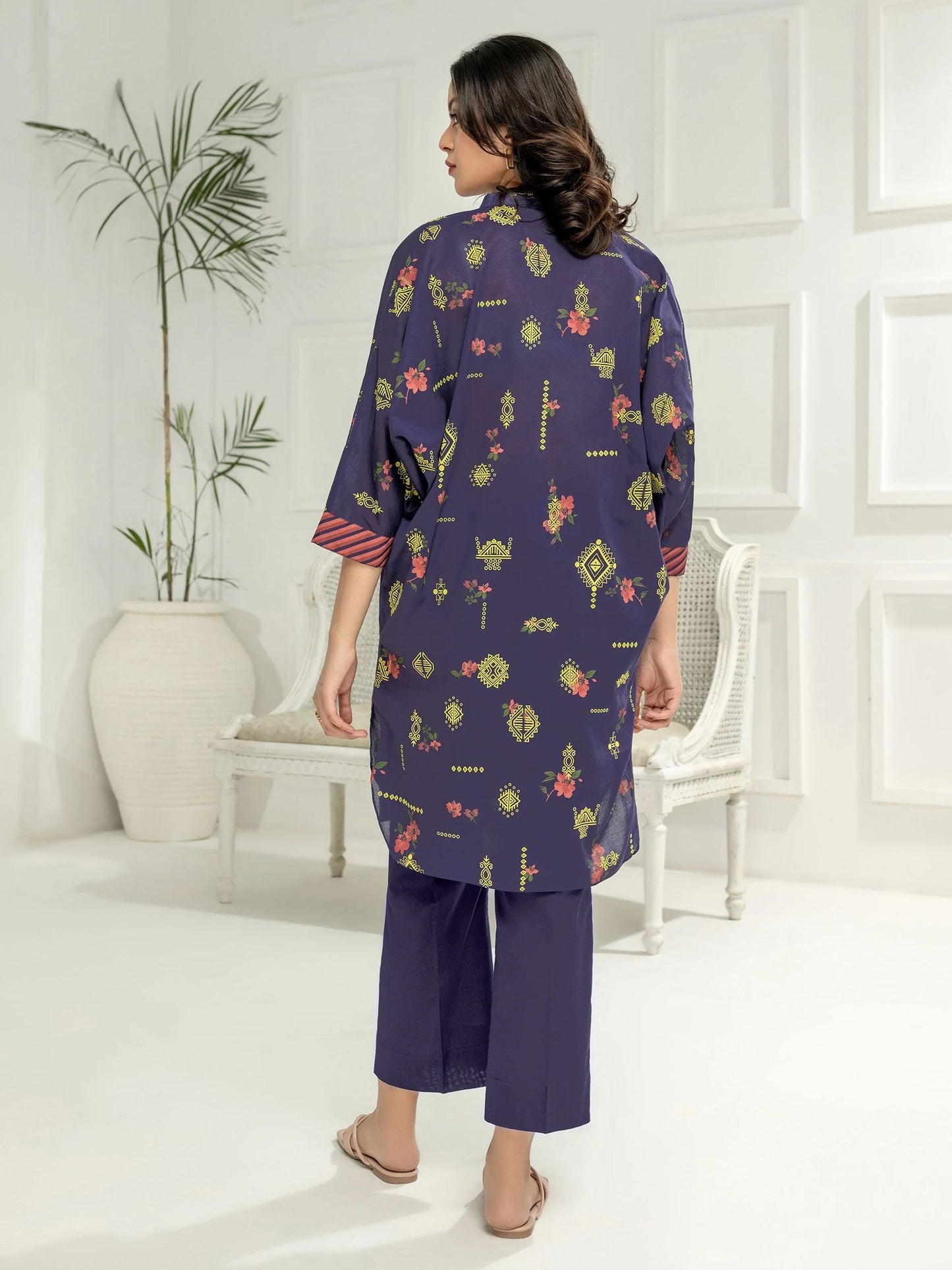 2pc Ready to Wear Dress by Limelight U2776-Blue