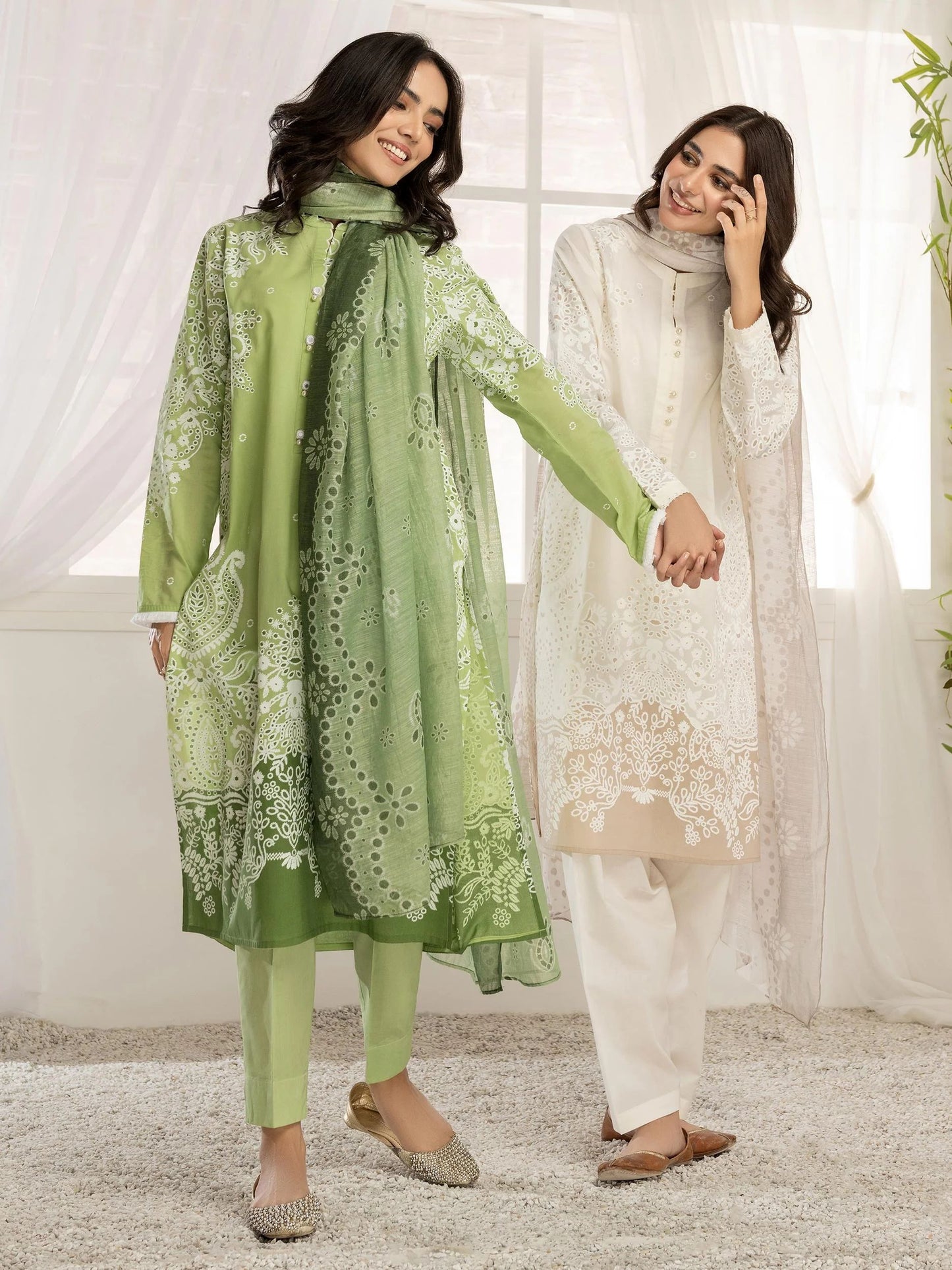 3pc Ready to Wear Dress by Limelight U2778-Green