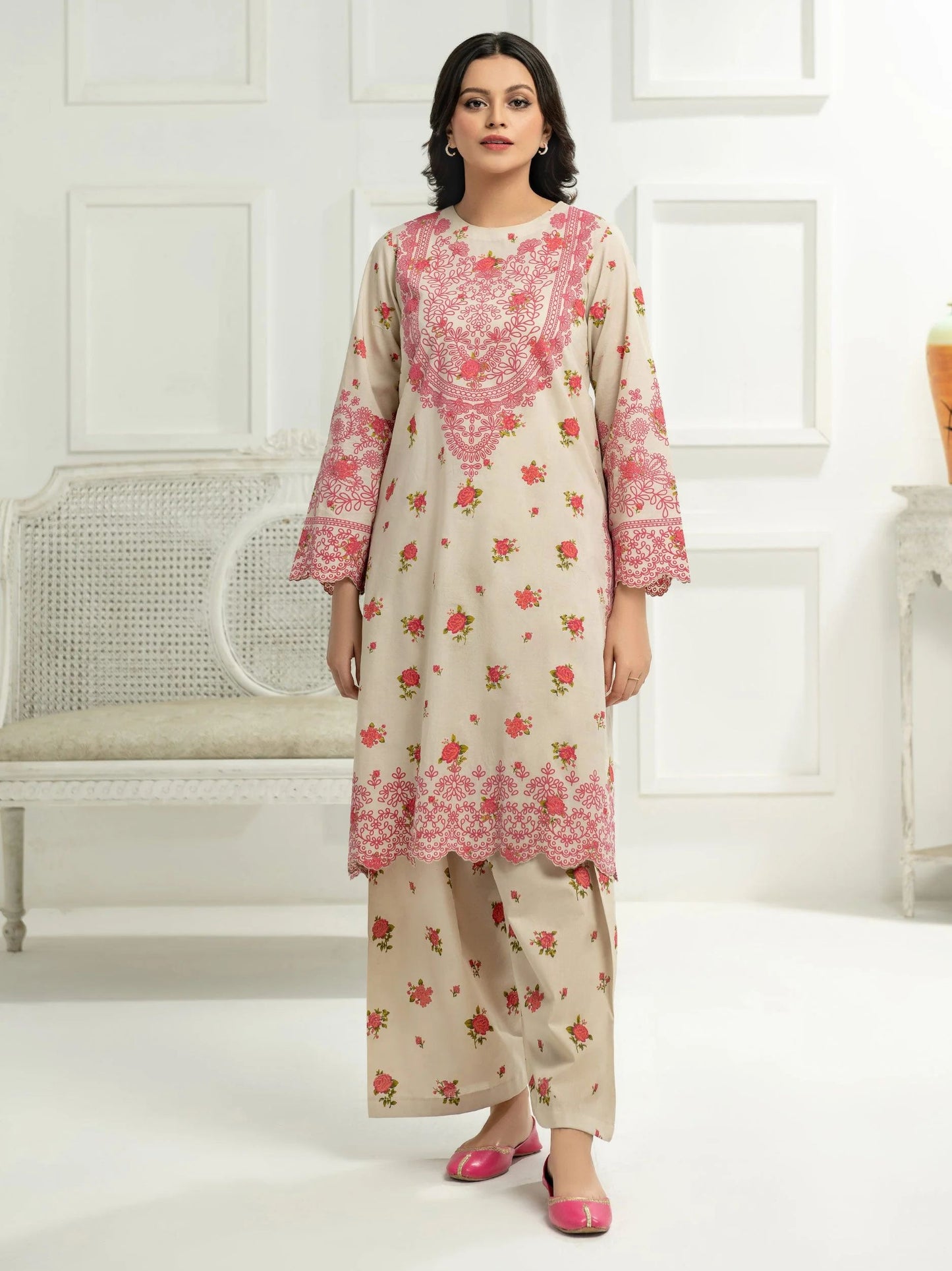 2pc Ready to Wear Dress by Limelight U2798-Skin