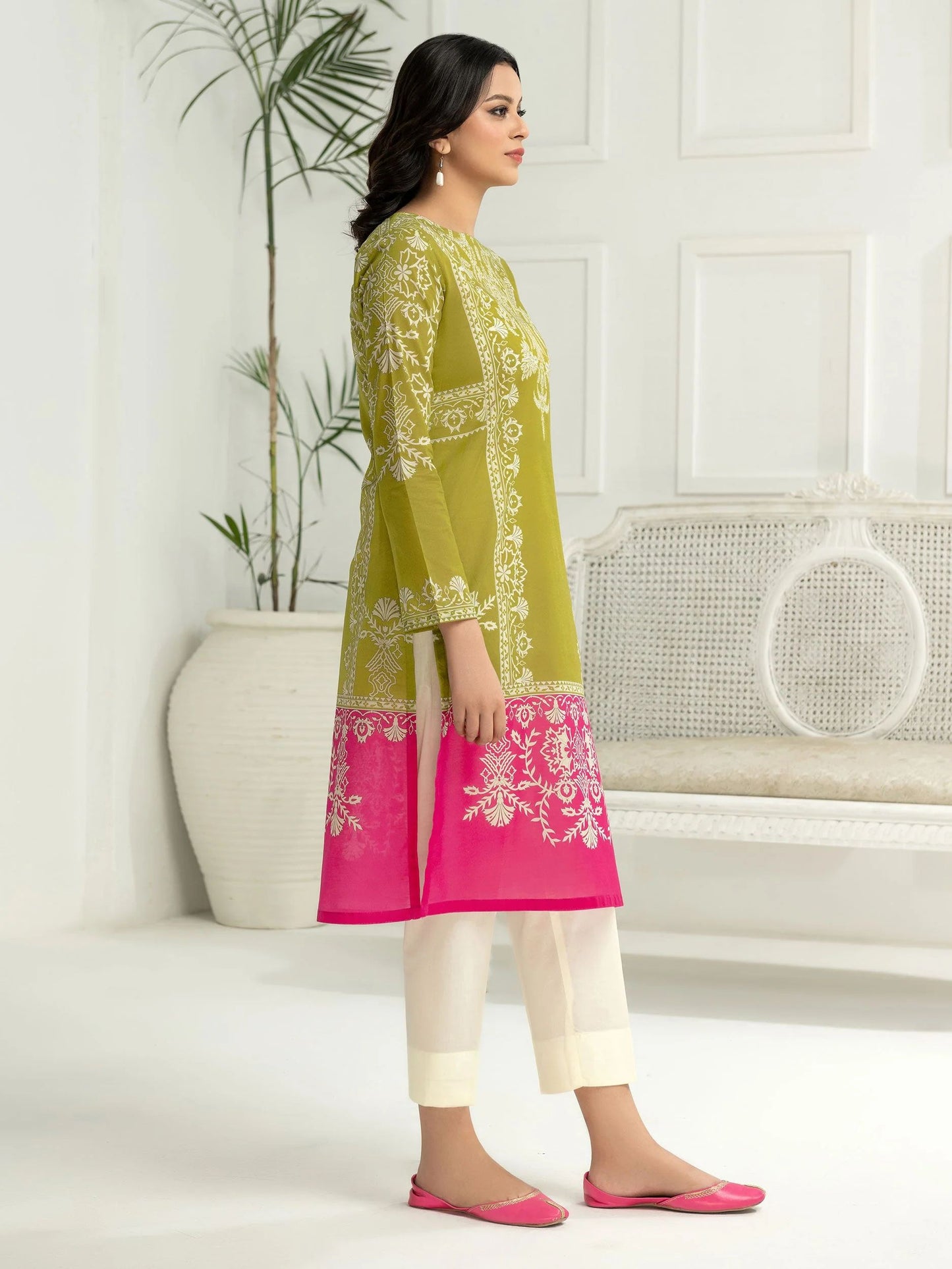 2pc Ready to Wear Dress by Limelight U2882-Green