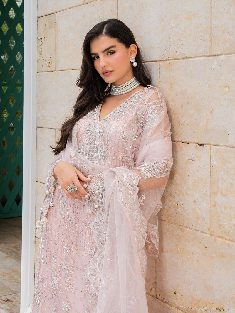 Mona 3pc Handworked Net Suit with Trousers – Meher3
