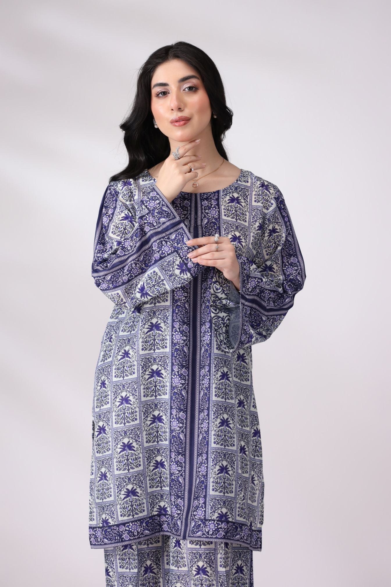 Sophisticated Crepe Silk Co-ord Set | Lush Drapes by Mohagni LDM1