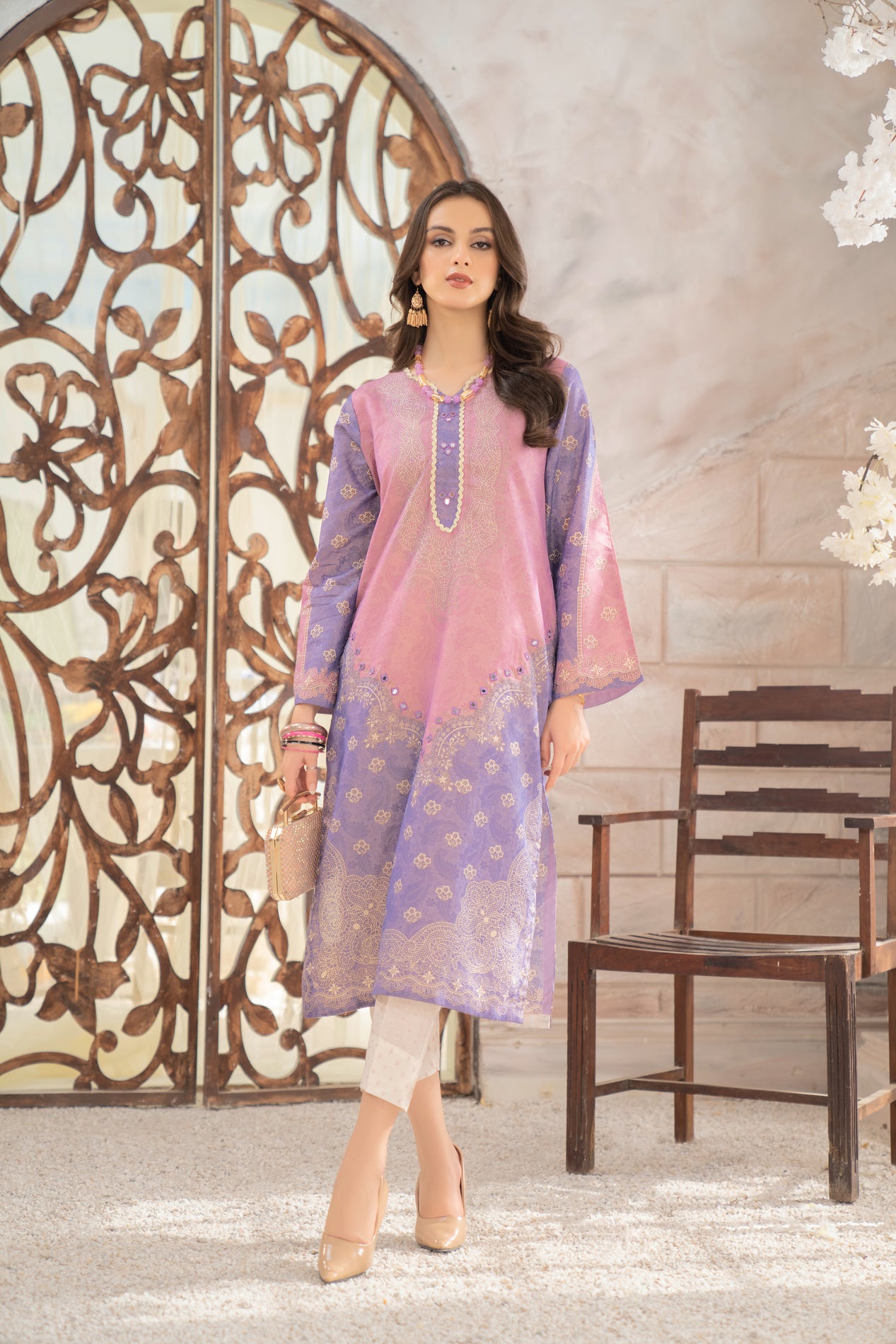 2pc Lawn Dress by Aabpara 10