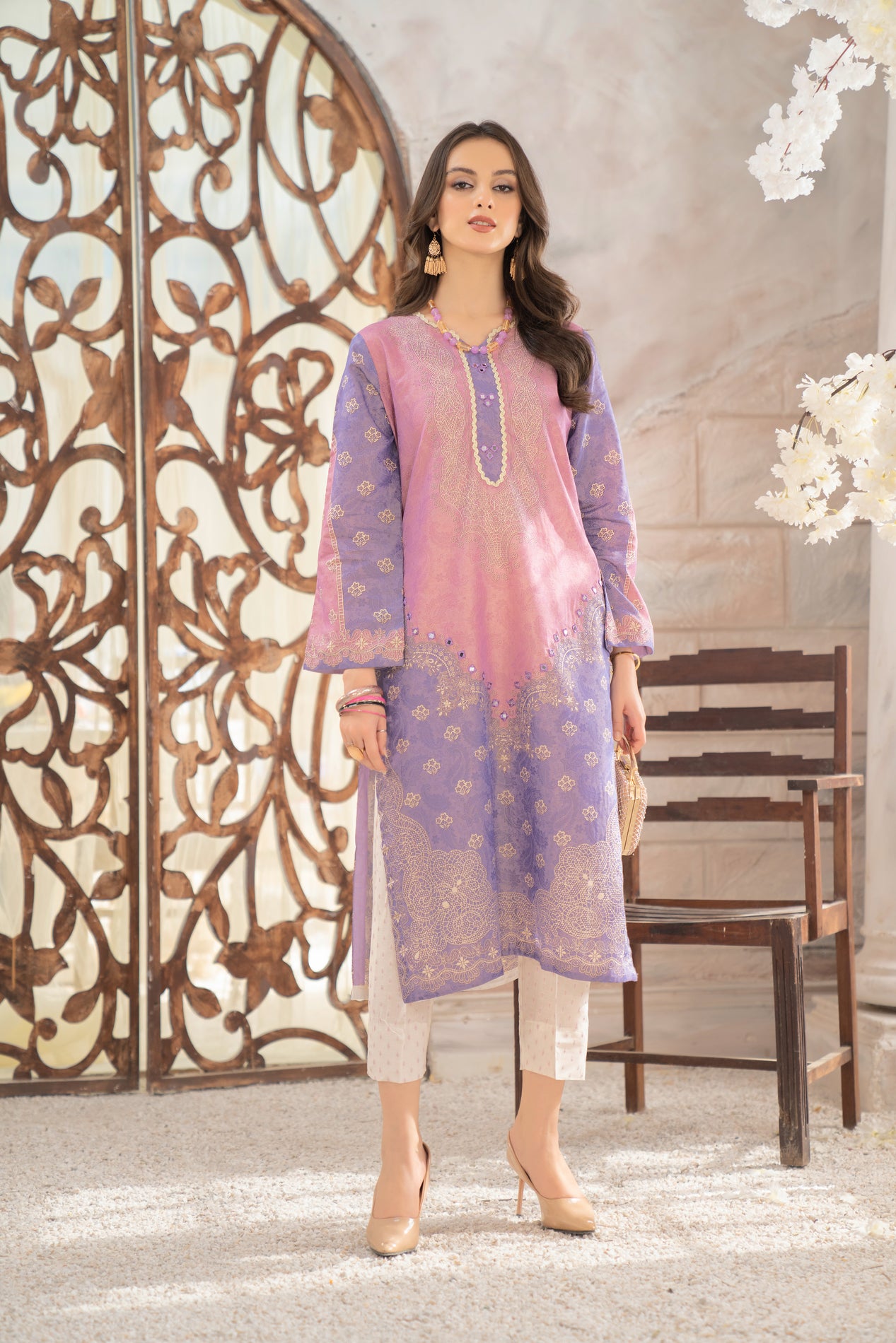 2pc Lawn Dress by Aabpara 10