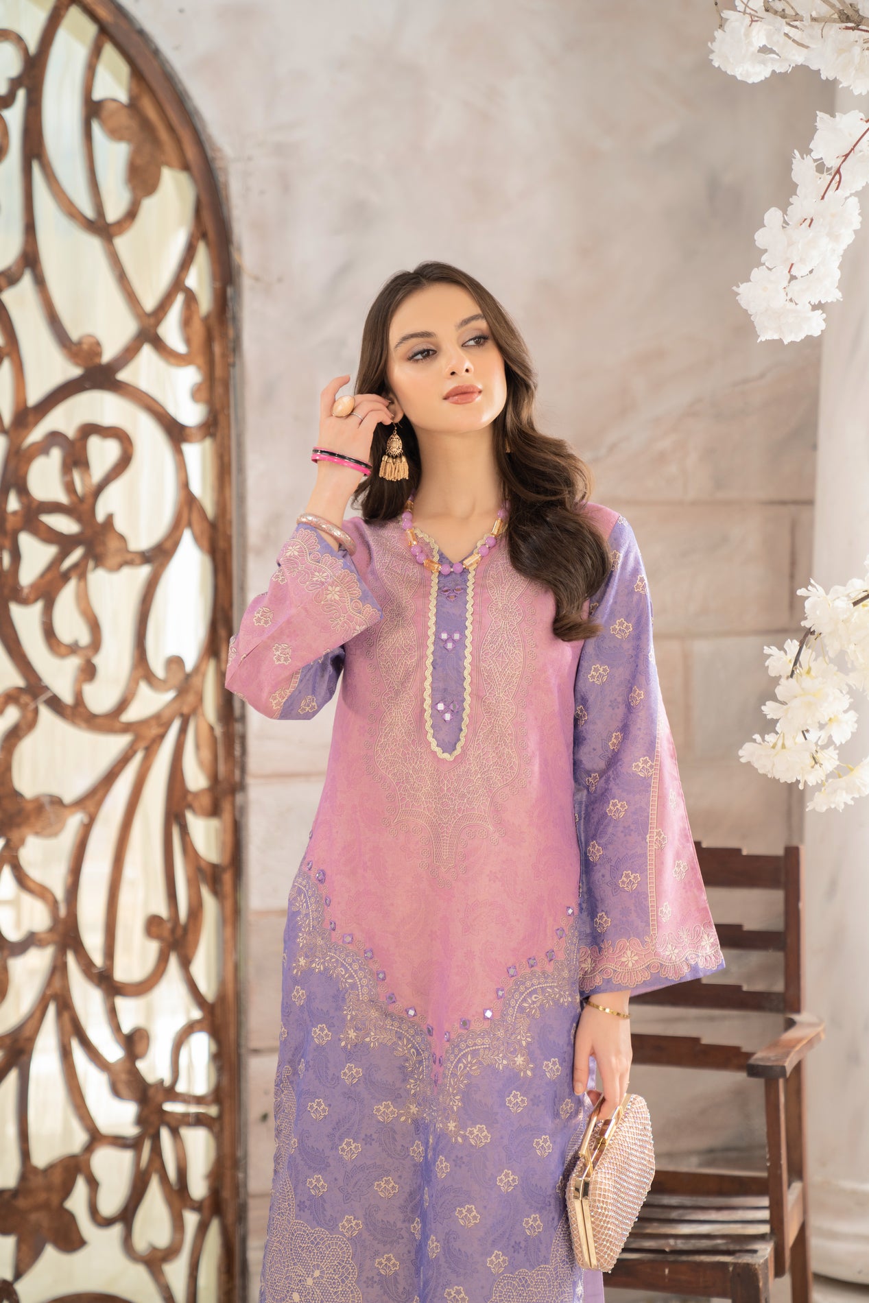2pc Lawn Dress by Aabpara 10