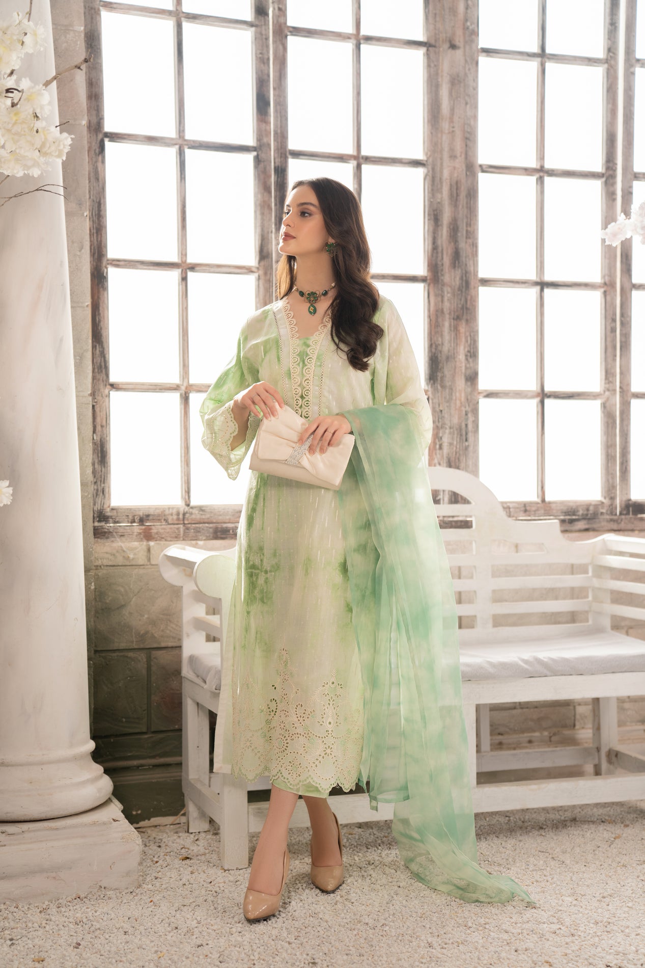 3pc Lawn Dress by Aabpara 09