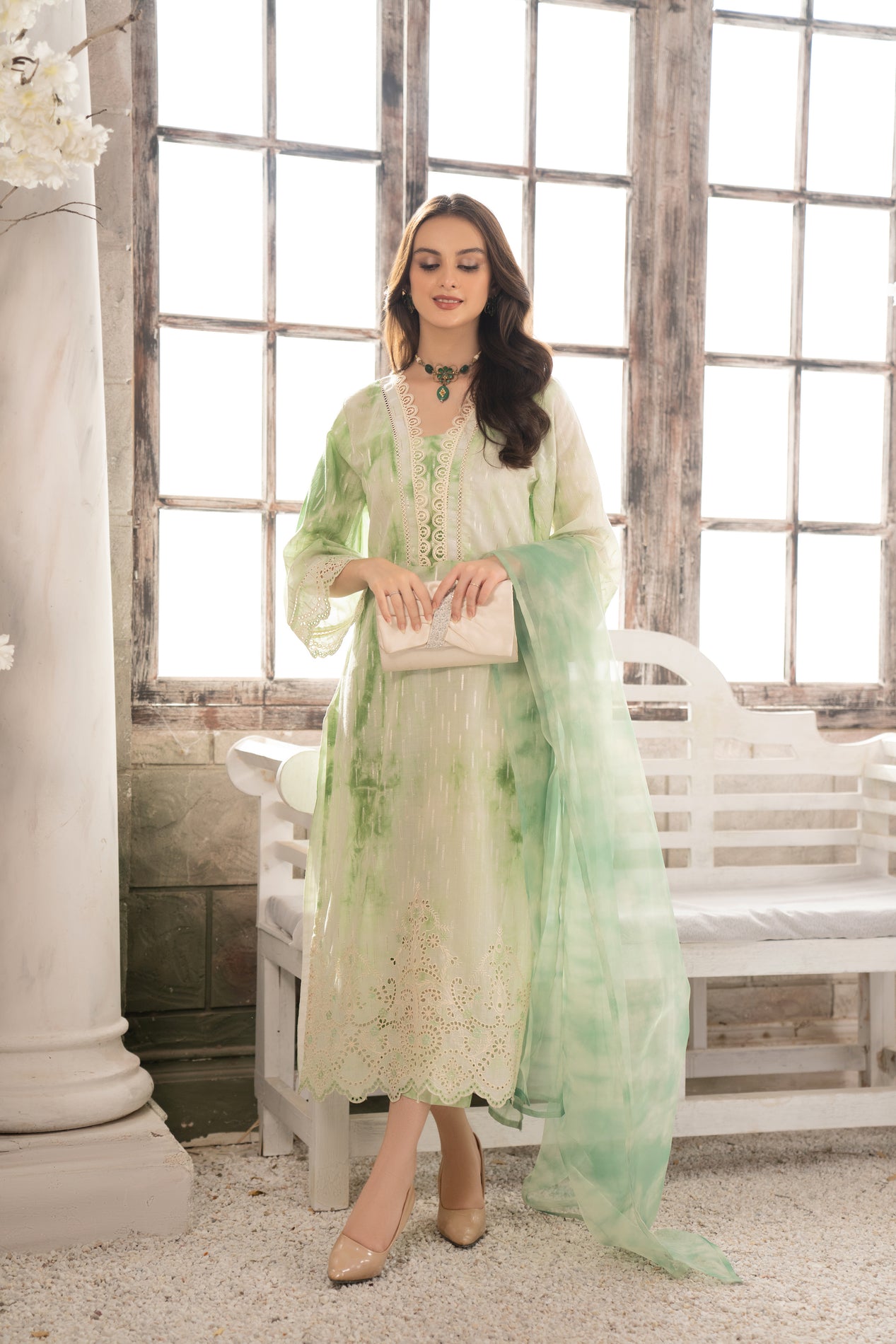 3pc Lawn Dress by Aabpara 09