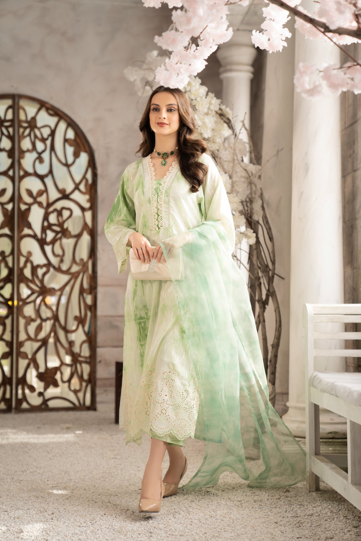 3pc Lawn Dress by Aabpara 09