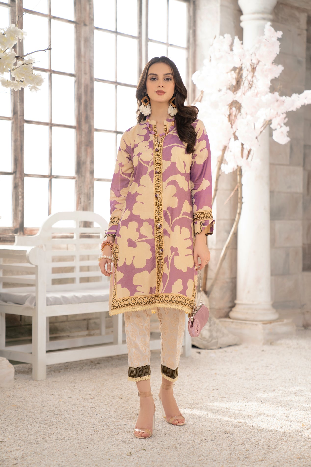 2pc Lawn Dress by Aabpara 03