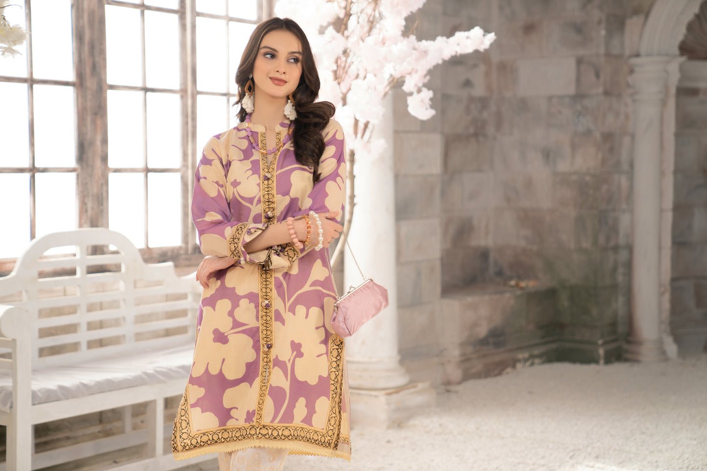 2pc Lawn Dress by Aabpara 03