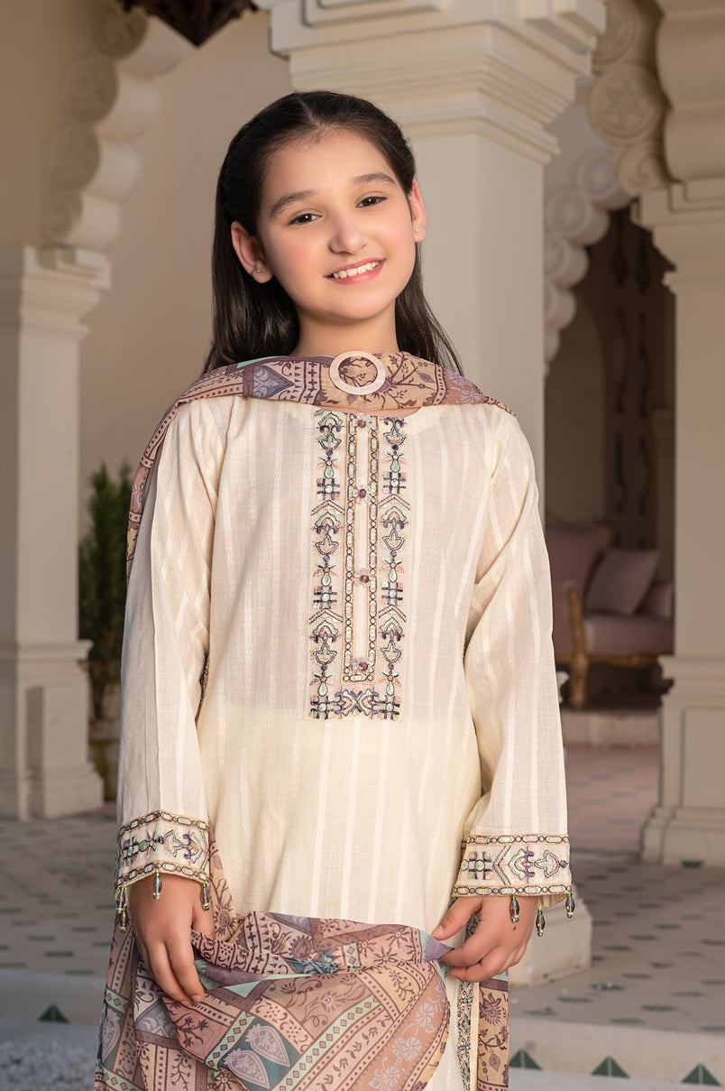 3pc Cotton Girls Dress MCE2