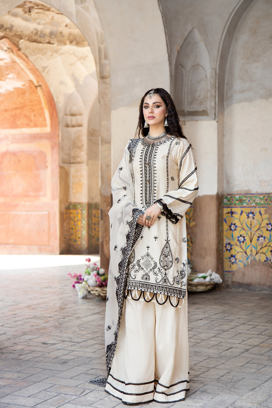 Sakeena Hasan Cotton Jacquard Women Dress 03