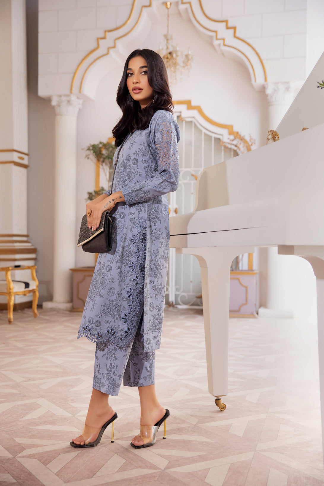 ZAIWA 2pc Cutwork Dress 03