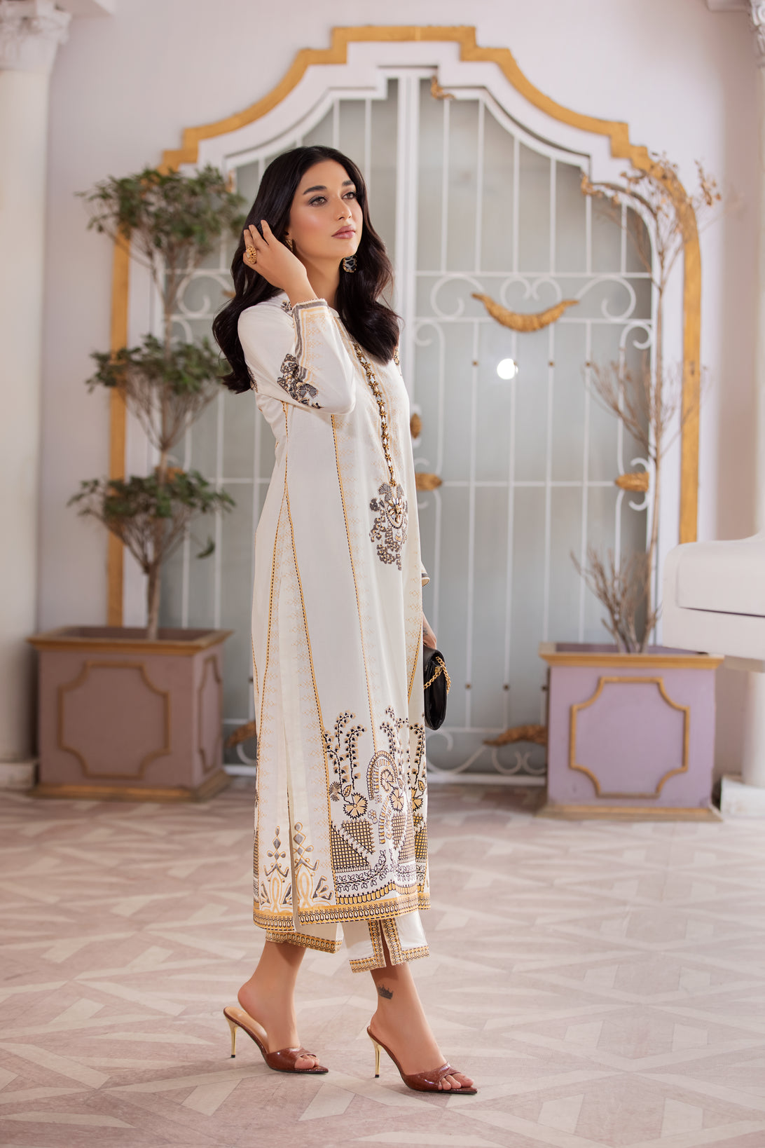 ZAIWA 2pc Printed Dress 10
