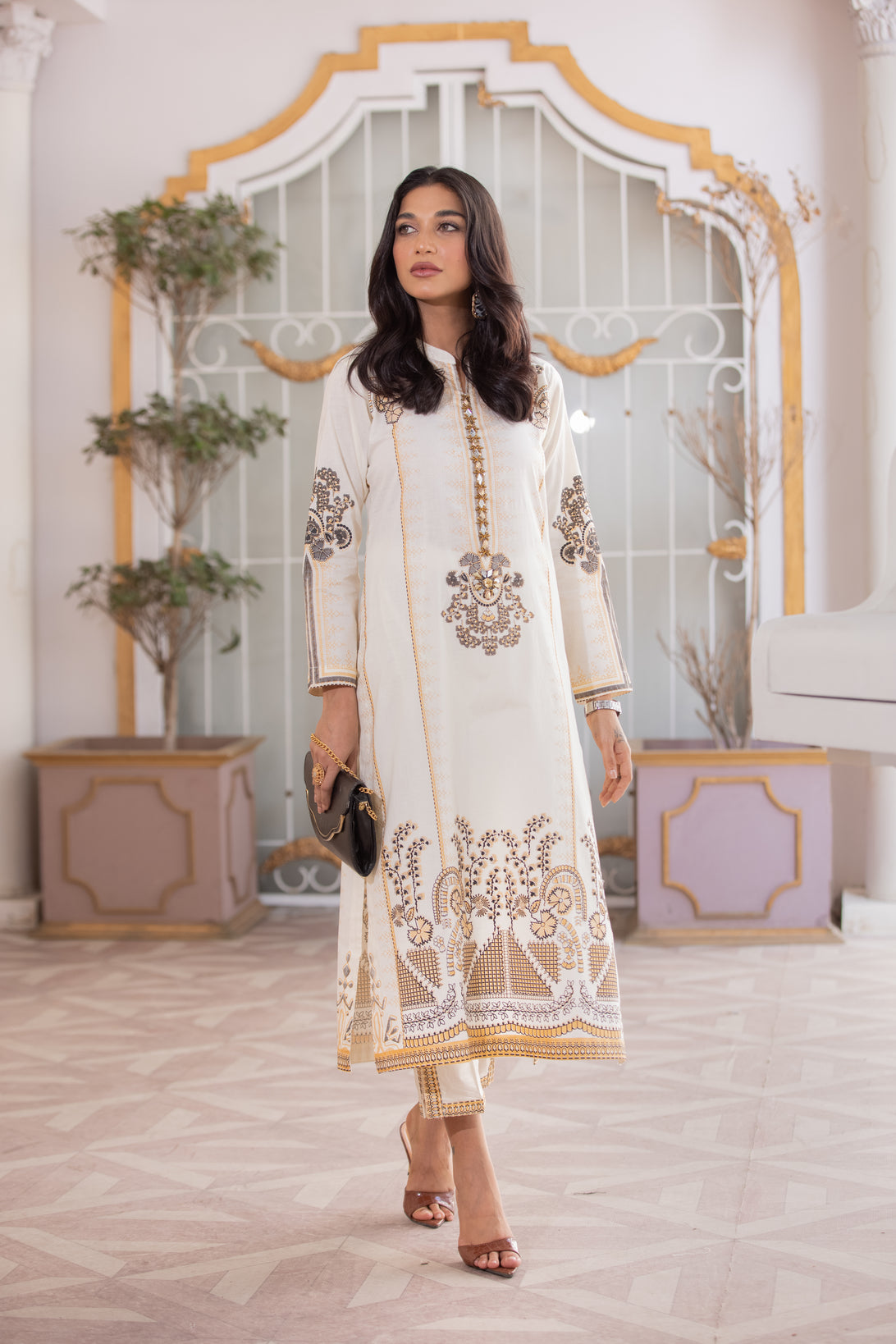 ZAIWA 2pc Printed Dress 10