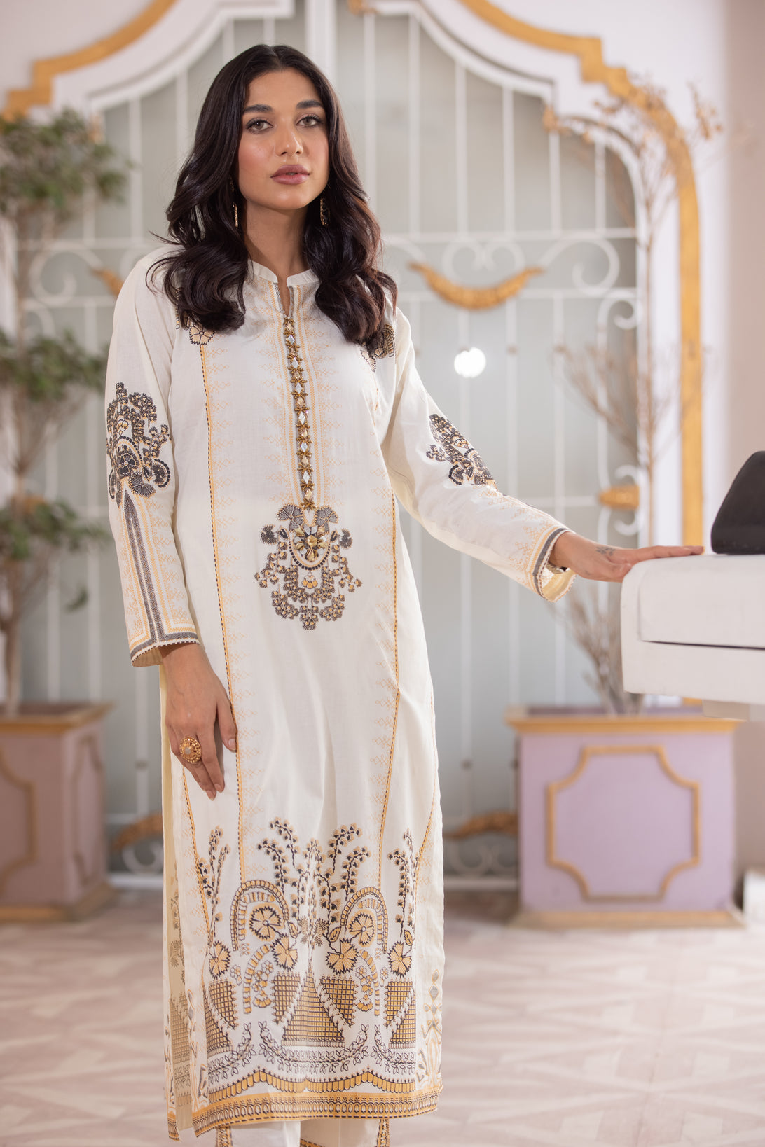 ZAIWA 2pc Printed Dress 10