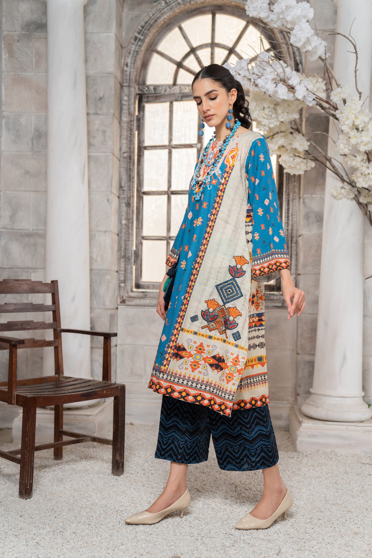 Ready To Wear 2 Pcs Winter Khadar Dress by AABPARA 06
