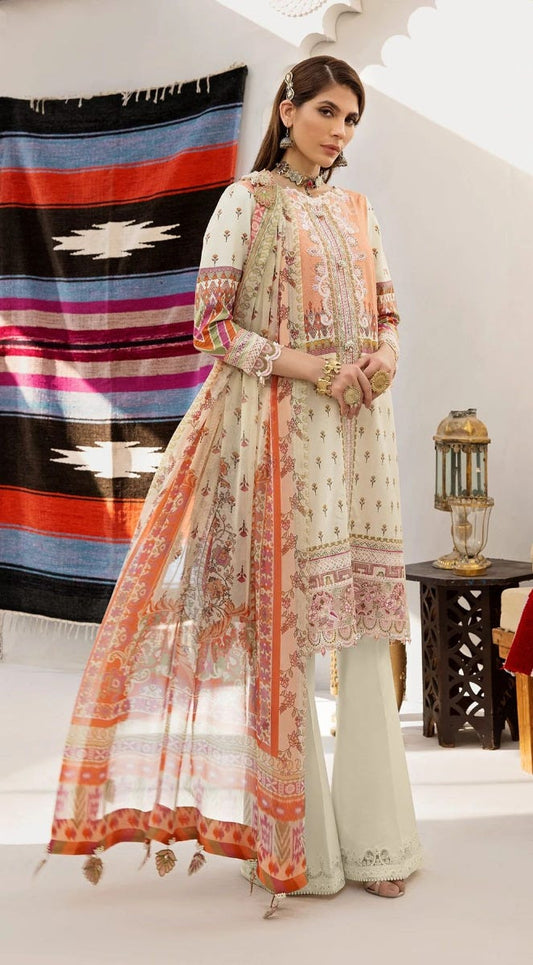 Luxury Ready to Wear Embroidered Lawn Collection by Anaya 06