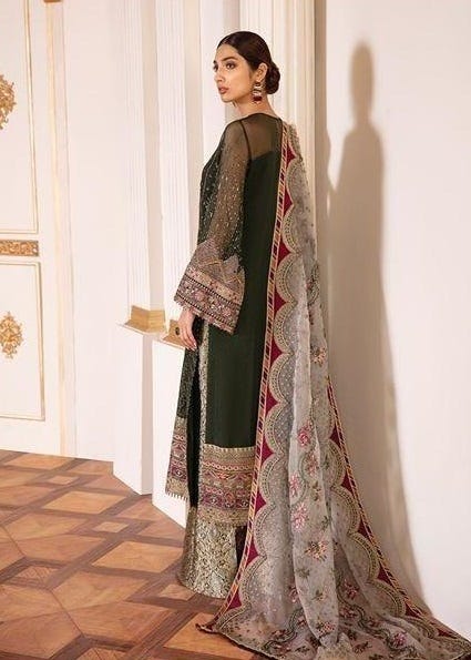 Viridian Luxury Formal Dress by Baroque