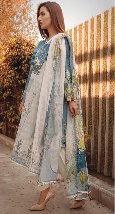 Ready to Wear Lawn Collection by Cross Stitch 01