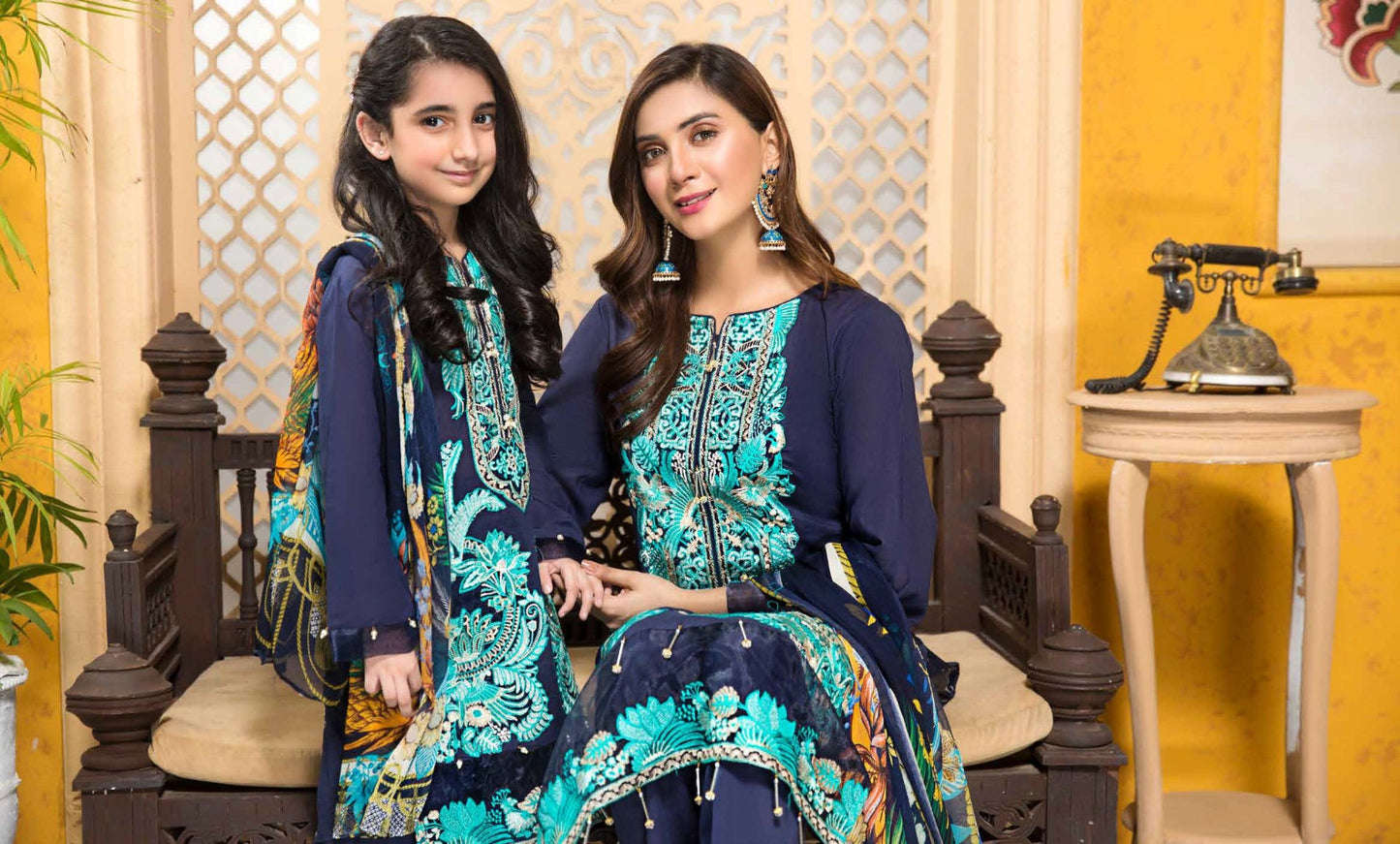 Lawn Embroidered Ready to Wear Collection by Simrans 01