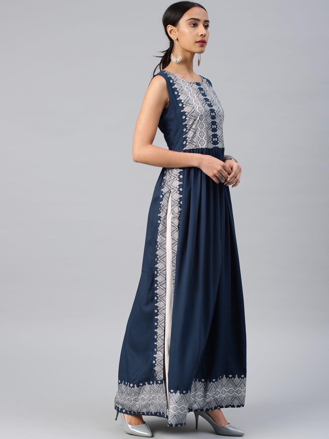 Block printed Ready to Wear dress by Zaiwa