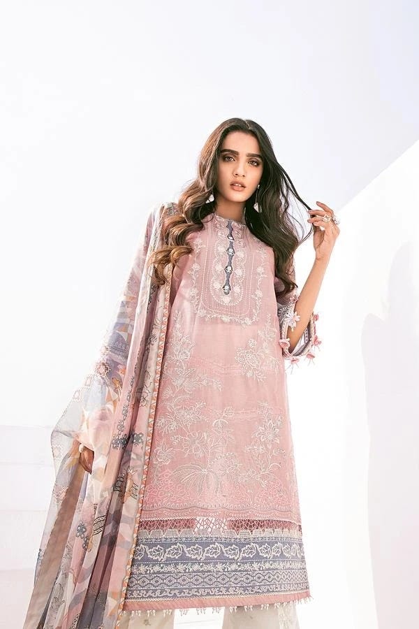 Baroque Ready to Wear Fuchsia Lawn Dress 10