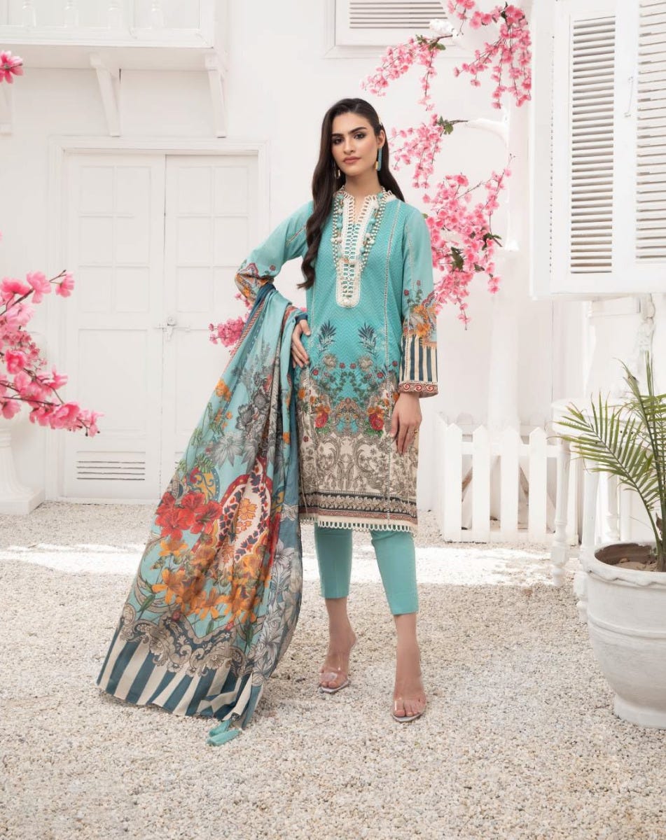 Ready to Wear 3 Pcs Lawn Dress by Sapphire 07