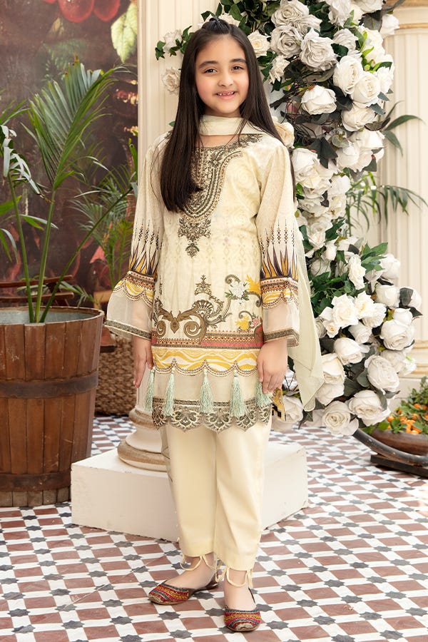Girls Lawn Ready to Wear 3 Pcs Collection by Mona 05