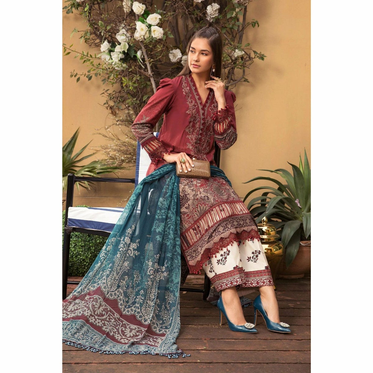Maria B MPrints Ready to Wear MPT-1307-B