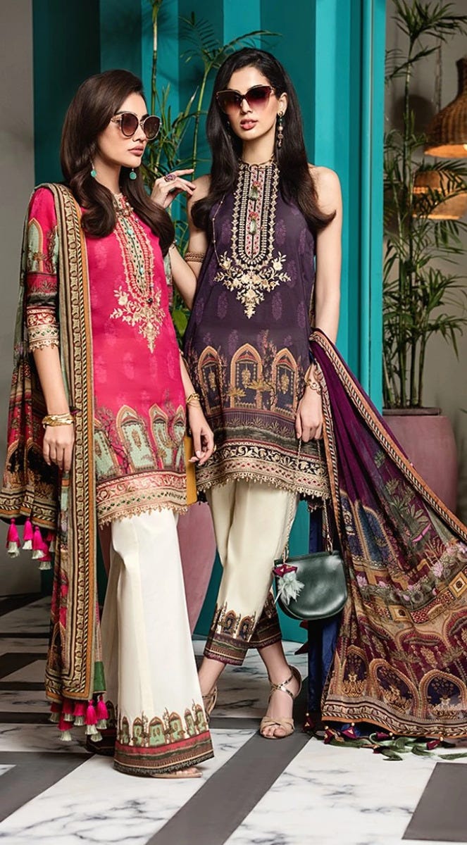 Luxury Ready to Wear Viva Lawn Collection of Anaya by Kiran Chaudhry 7B