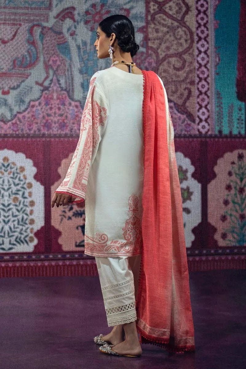 Sana Safinaz Mahay Ready to Wear 3 Pcs Winter Collection 14A
