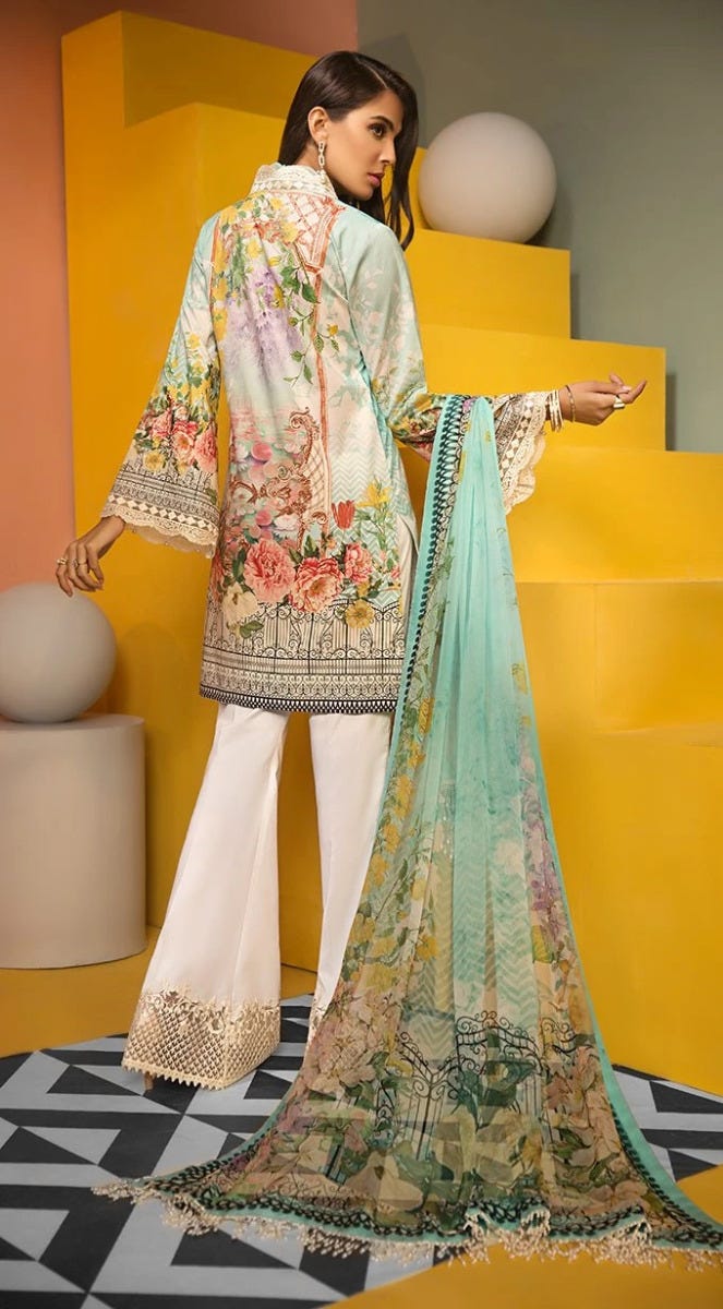Luxury Ready to Wear Viva Lawn Collection of Anaya by Kiran Chaudhry 8A