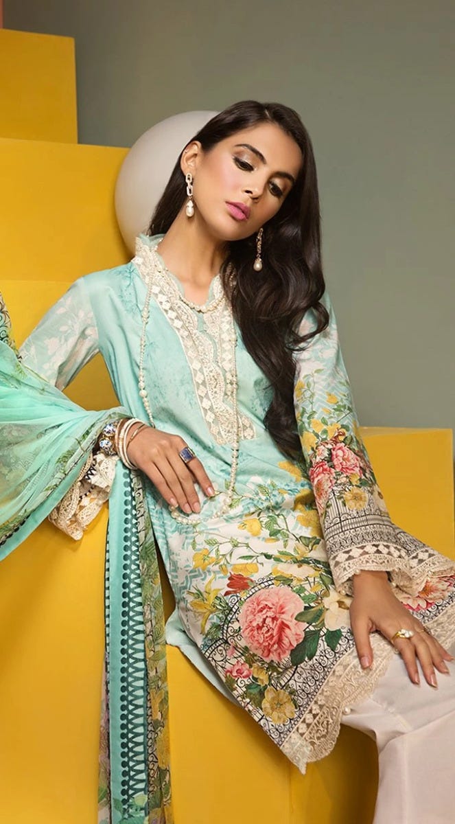Luxury Ready to Wear Viva Lawn Collection of Anaya by Kiran Chaudhry 8A