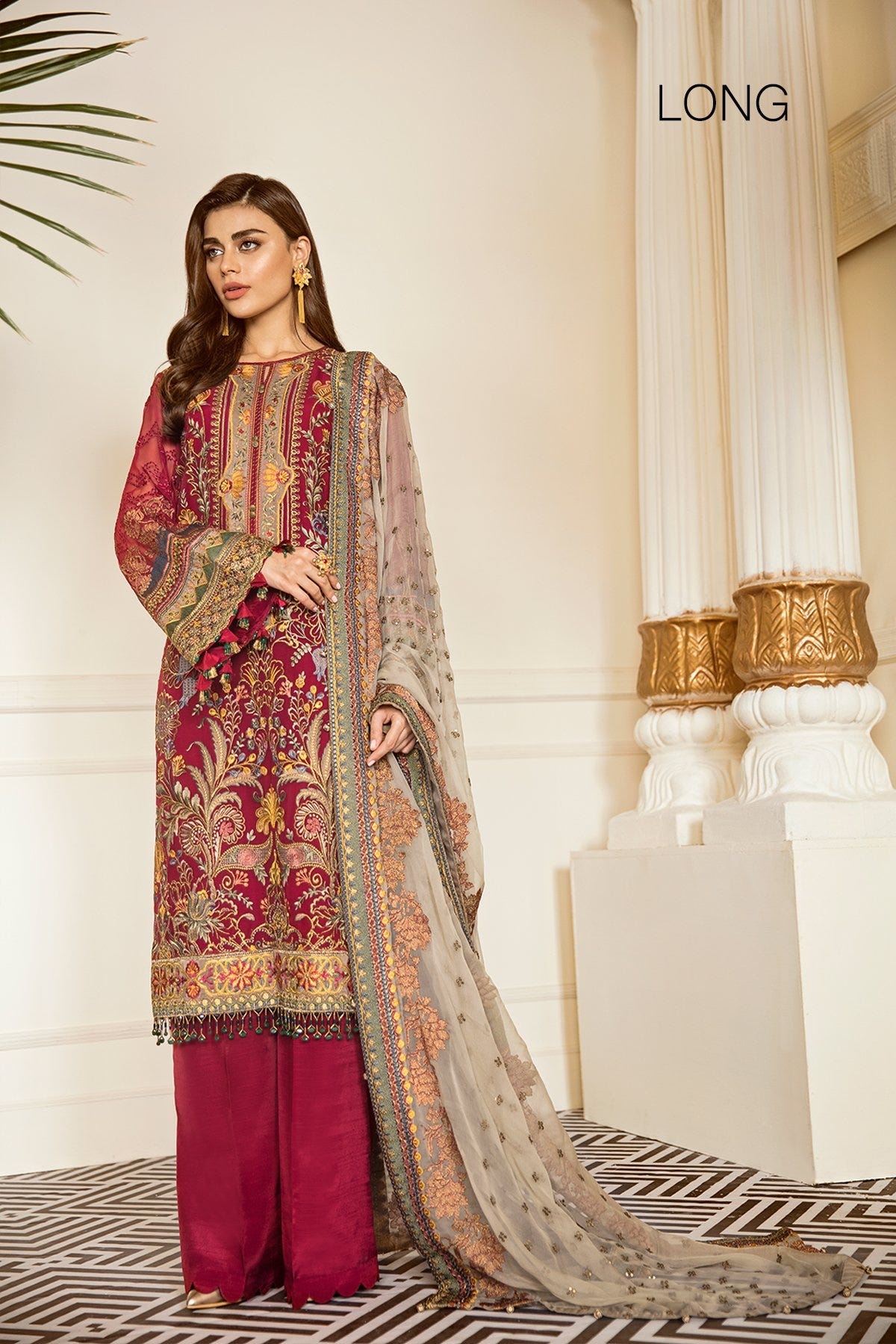 sachin and babi light blue dress Formals - Baroque - Chantelle - Vol-14 - Embroidered 25 main image 1