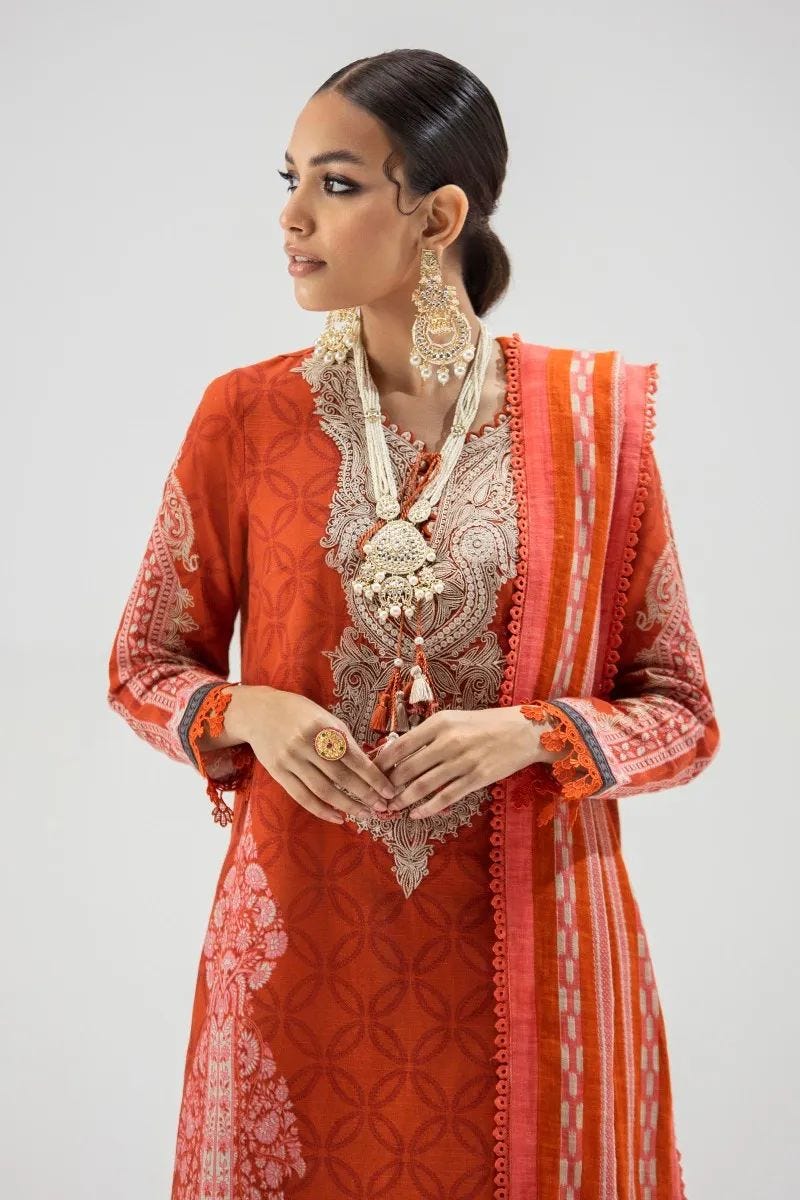 Sana Safinaz Mahay Ready to Wear 3 Pcs Winter Collection 15B