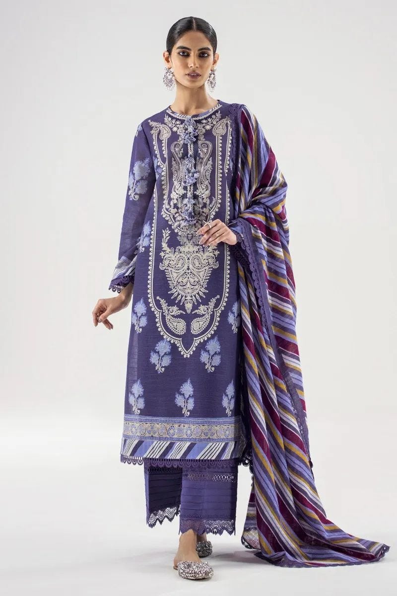 Sana Safinaz Mahay Ready to Wear 3 Pcs Winter Collection 17B