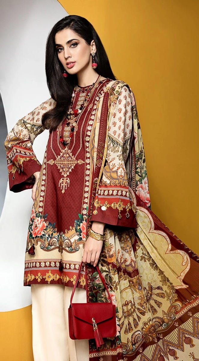 Luxury Ready to Wear Viva Lawn Collection of Anaya by Kiran Chaudhry 9B