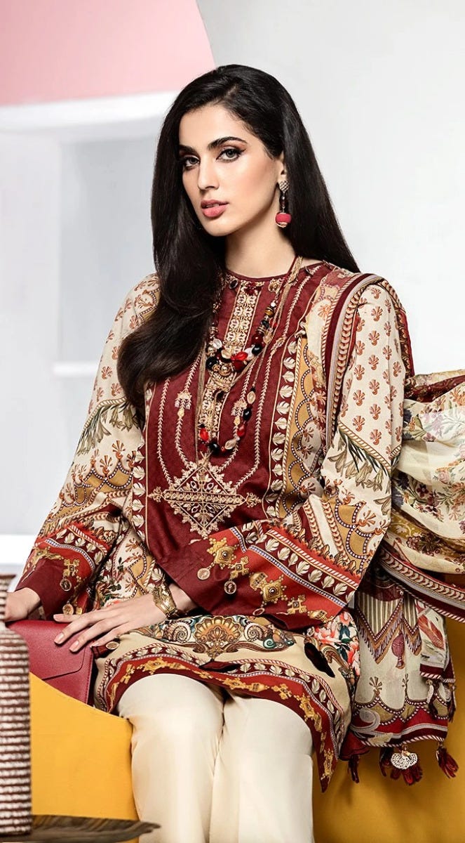 Luxury Ready to Wear Viva Lawn Collection of Anaya by Kiran Chaudhry 9B