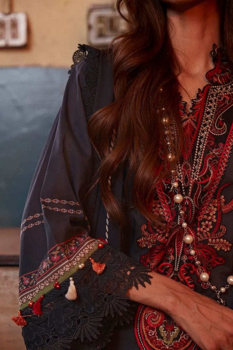 Sana Safinaz Muzlin Ready to Wear Embroidered Lawn Collection 18B