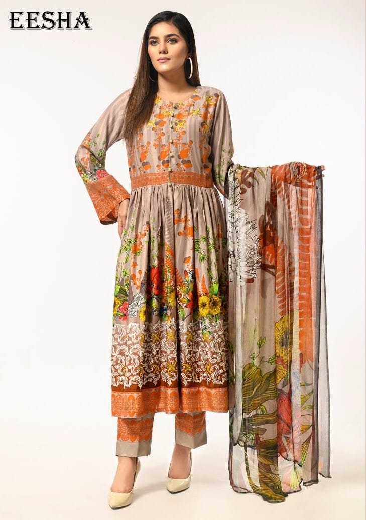 Linen frock design clearance 2019