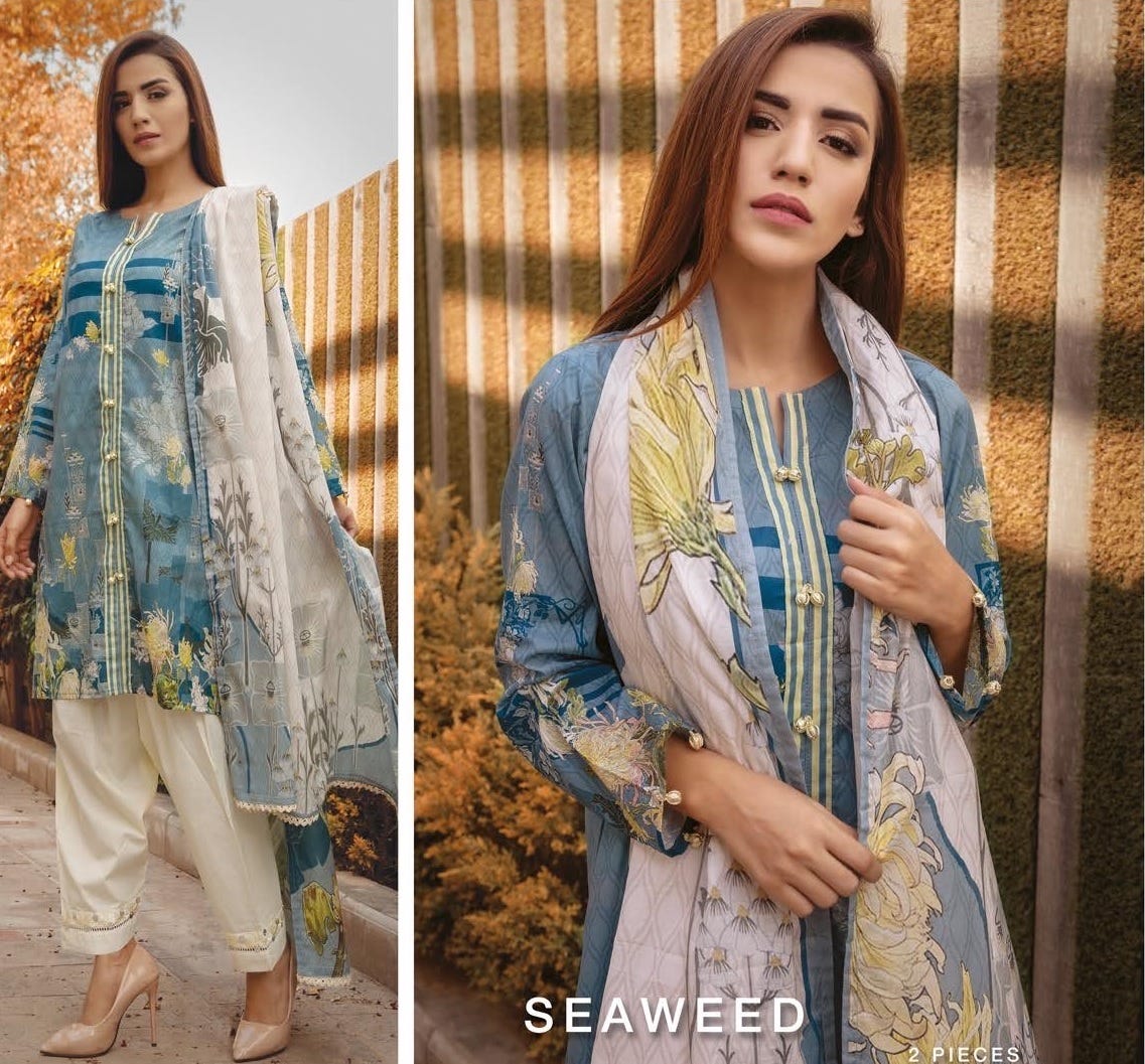 Ready to Wear Lawn Collection by Cross Stitch 01
